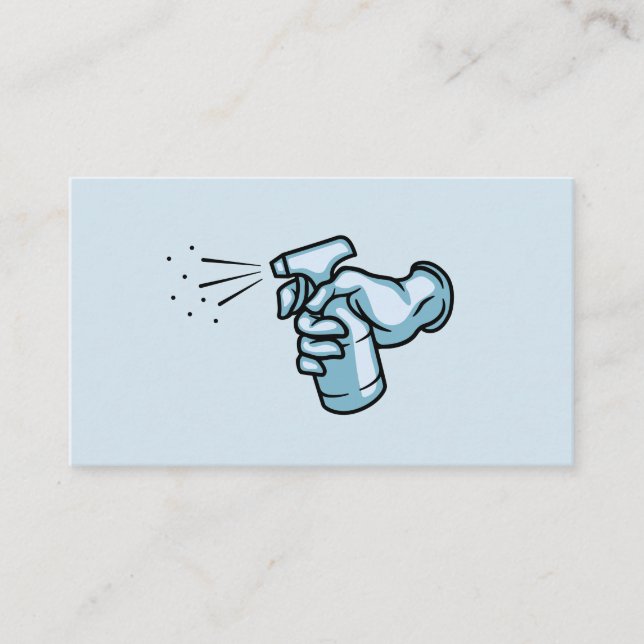 Reinigungsdienste - Visitenkarten Visitenkarte (Vorderseite)