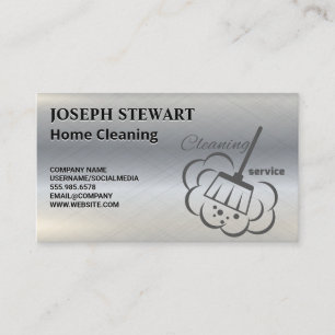 Reinigungsdienste   Zuhause Cleaners Visitenkarte