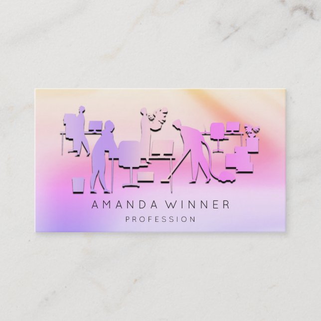 REINIGUNGSDIENSTLEISTUNGEN ENTFERNEN LAGERHALTUNG TERMINKARTE (Vorderseite)