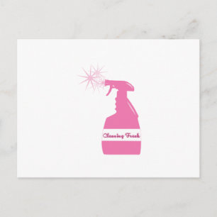 Reinigungsfreak Postkarte