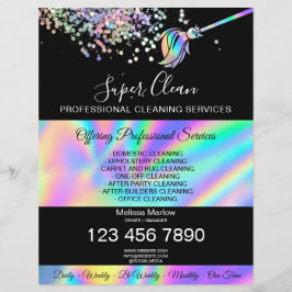 Reinigungshaus Maid Janitor Flyer