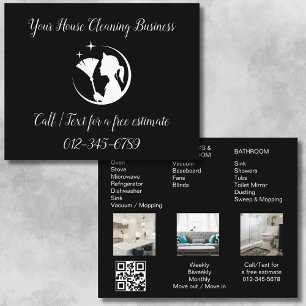 ReinigungsHouse QR Code Sparkling Business