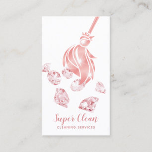 ReinigungsHouse Sparkling Gold Diamanten Visitenkarte