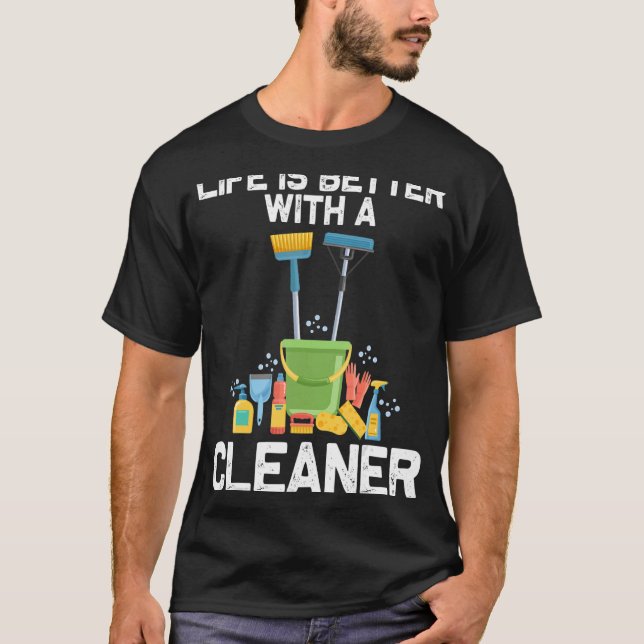 Reinigungskonzepte für weibliche Reinigungskräfte T-Shirt (Vorderseite)