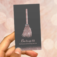 Reinigungskraft Rose Gold Glitzer House Behaltend