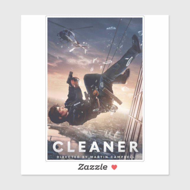 Reinigungsmittel Aufkleber (Blatt)