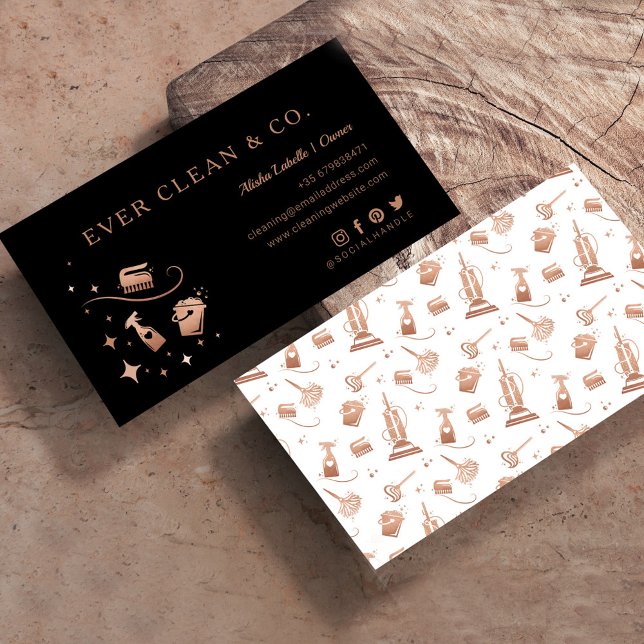 Reinigungsmittel Berufliche Haushaltshilfe und Hau Visitenkarte (Von Creator hochgeladen)