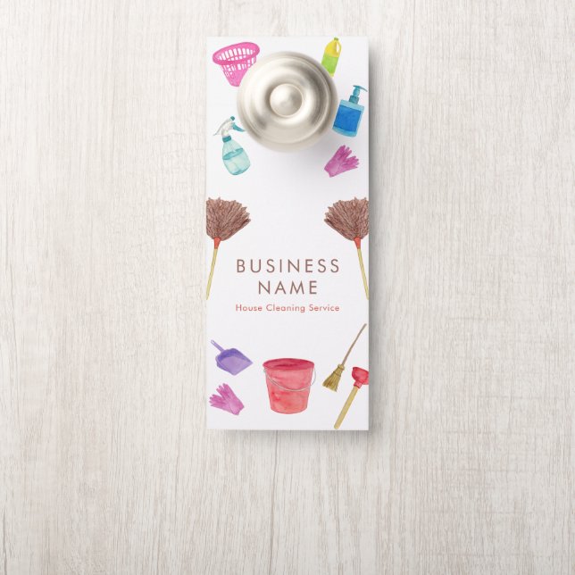 Reinigungsmittel für Wasserfarben im Haus farbenfr Türanhänger (Auf Knauf)