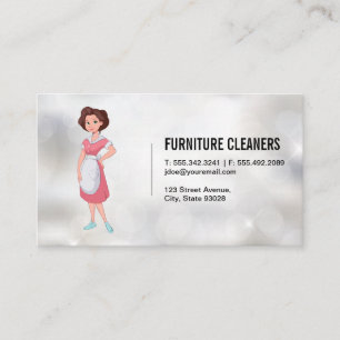 Reinigungsmittel   Magd in AtReifen Visitenkarte