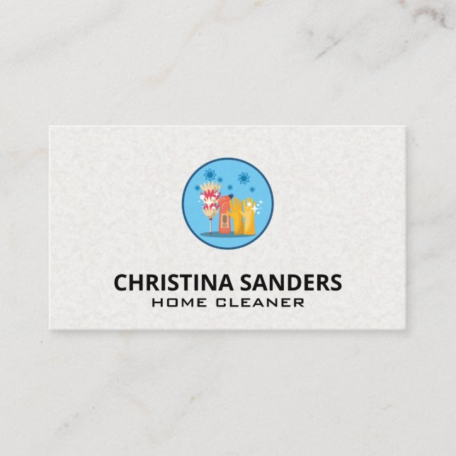 Reinigungsmittel | Reinigungsdienste Visitenkarte (Vorderseite)