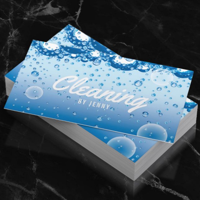 Reinigungsservice Beruflicher Hausmeister Visitenkarte (Von Creator hochgeladen)