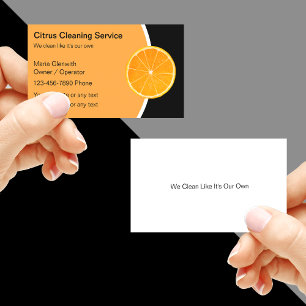 Reinigungsservice Business Cards Visitenkarte