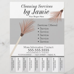 Reinigungsservice Business Tränen Flyer