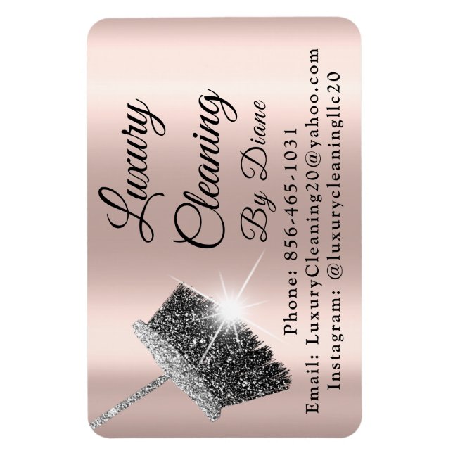 Reinigungsservice Car Magnet Haushaltshaus Behalte (Vertikal)