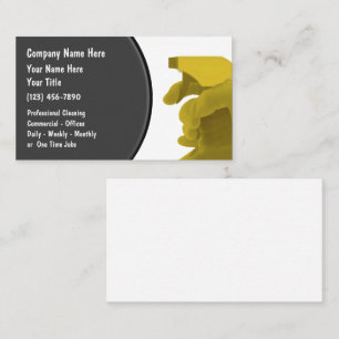 Reinigungsservice Coole Visitenkarten Visitenkarte