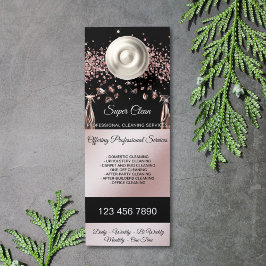 Reinigungsservice für Haushaltshäuser Türanhänger