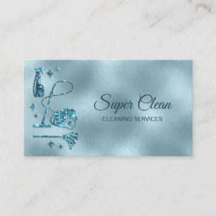 Reinigungsservice für Haushaltshilfe beruflich Visitenkarte