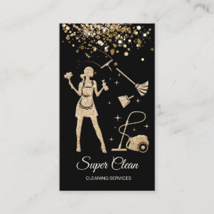Reinigungsservice für Haushaltshilfe beruflich Visitenkarte