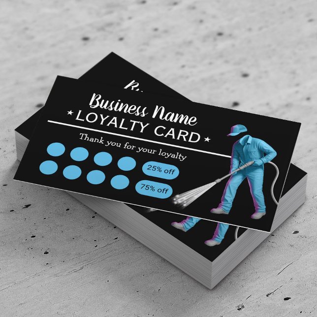 Reinigungsservice für Power mit Druckwaschanlage Treuekarte (Von Creator hochgeladen)