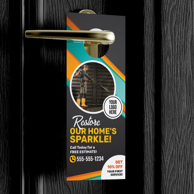 Reinigungsservice für Power- unter Druck Türanhänger (Von Creator hochgeladen)