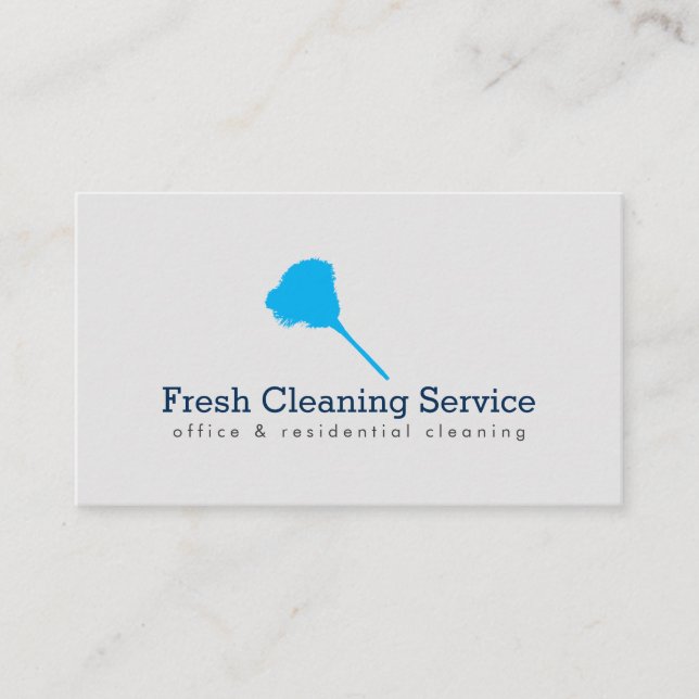 Reinigungsservice, Hausmeister II Visitenkarte (Vorderseite)