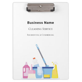 Reinigungsservice Klemmbrett