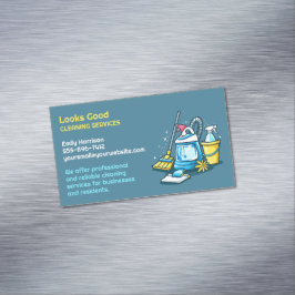 Reinigungsservice Magnetische Visitenkarte