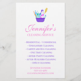 Reinigungsservice versorgt den Business Flyer