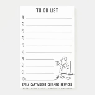 Reinigungsunternehmen im Inland für persönliche  Post-it Klebezettel