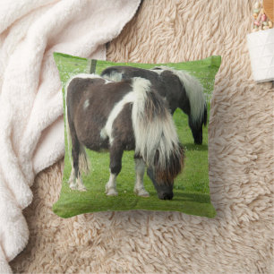 Reinrassige Shetland Paint Ponys Kissen