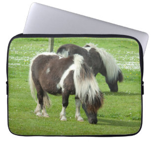Reinrassige Shetland Paint Ponys Laptopschutzhülle