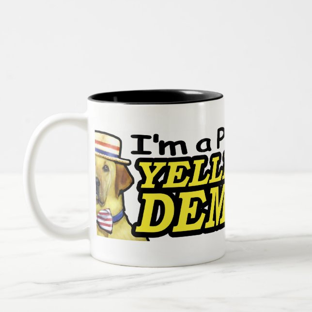Reinrassige Yeller Dawg Tasse (Links)