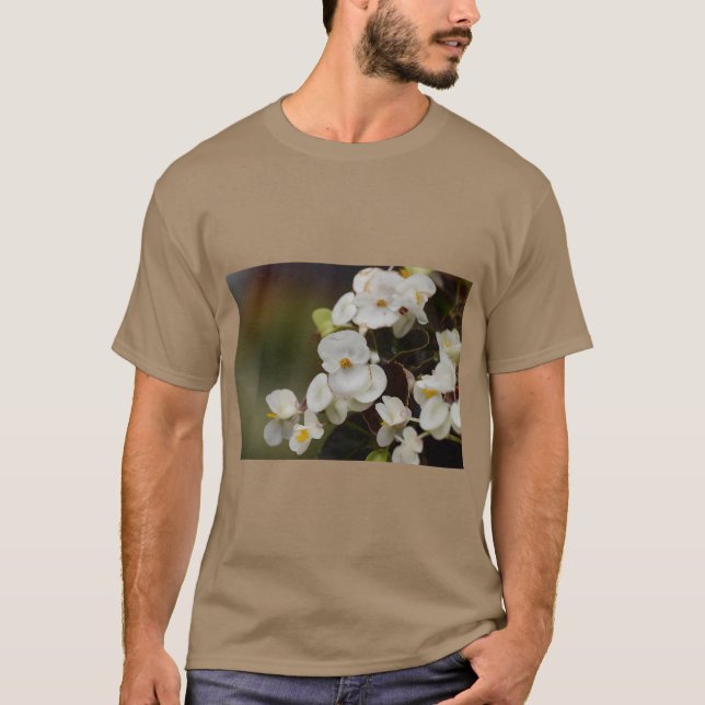 Reinweiß Minimalistisch T-Shirt (Vorderseite)