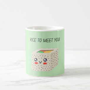 Reis für Sie Kawaii Sushi Kaffee Tasse