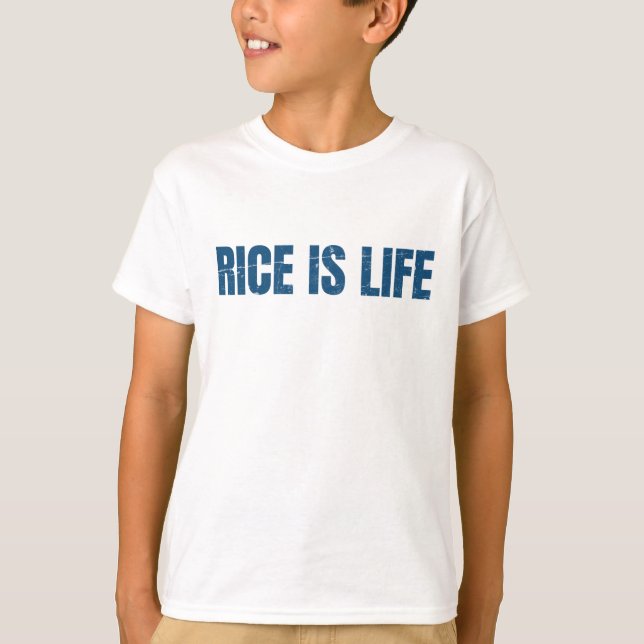 Reis ist Leben T-Shirt (Vorderseite)