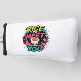 Reis, um dich kennenzulernen – Süßes Kawaii-Sushi- Golf Headcover