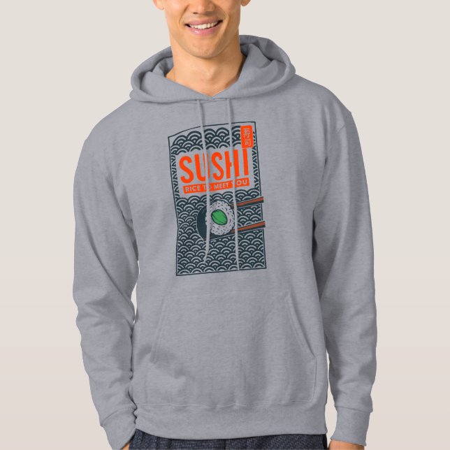 Reis, um dich zu treffen hoodie (Vorderseite)