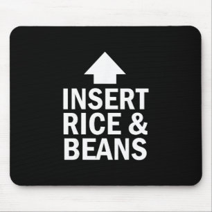 Reis und Bohnen zu Thanksgiving einfügen Zeigepfei Mousepad