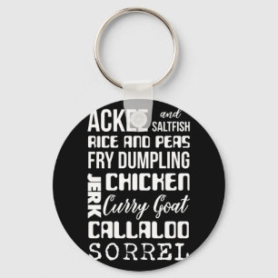 Reis und Erbsen aus Algen und Salzkraut Schlüsselanhänger