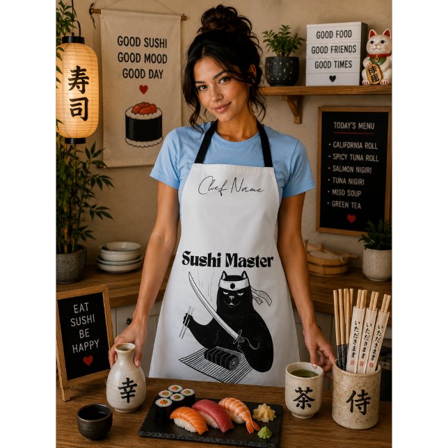 Reis und Glanz, Sushi-Katze Schürze (Von Creator hochgeladen)