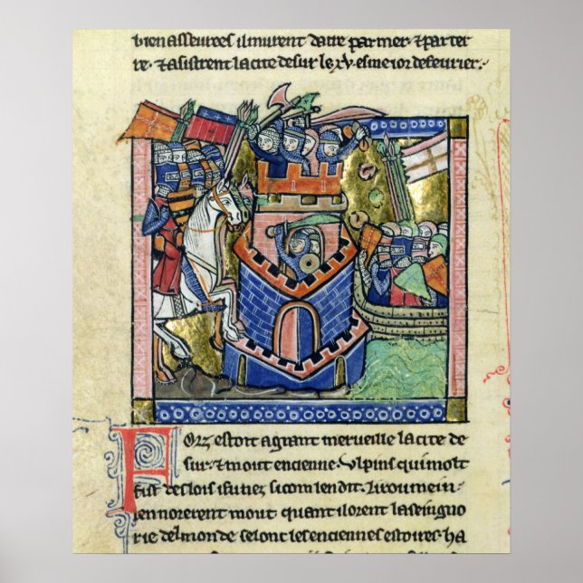 Reis wird von der Venezianischen Flotte blockiert Poster (Vorne)