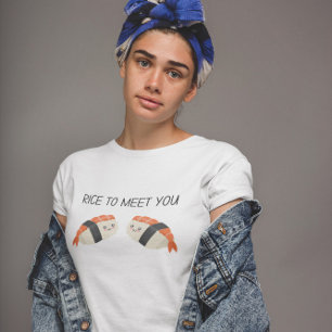 Reis zu treffen Sie Kawaii Sushi T-Shirt