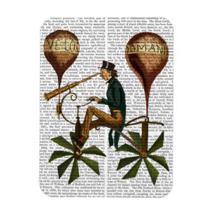 Reise A La Lune Hot Air Ballon Magnet