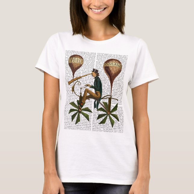 Reise A La Lune Hot Air Ballon T-Shirt (Vorderseite)