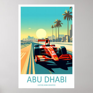 Reise Abu Dhabi Druck Wand Abu Dhabi Circuit Poster