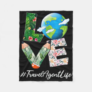 Reise Agent Liebe Welterdtag retten den Planeten Fleecedecke