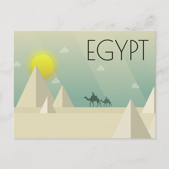 REISE ÄGYPTEN POSTKARTE (Vorderseite)