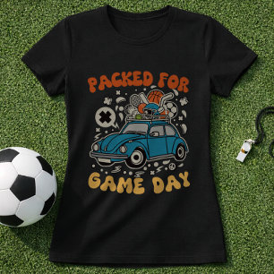 Reise am Spieltag, Sportwagen Grafik T-Shirt