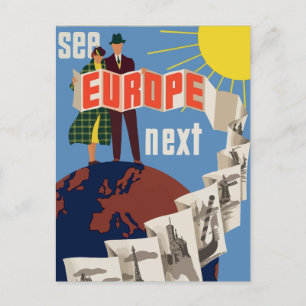 Reise-Ansichtskarte Europa Postkarte