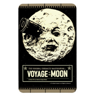 *REISE AUF DEN MOND* Flexibler Magnet